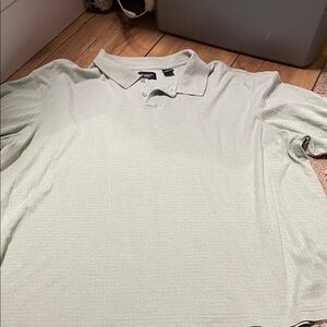 Haggar Men's Light Green Polo Shirt